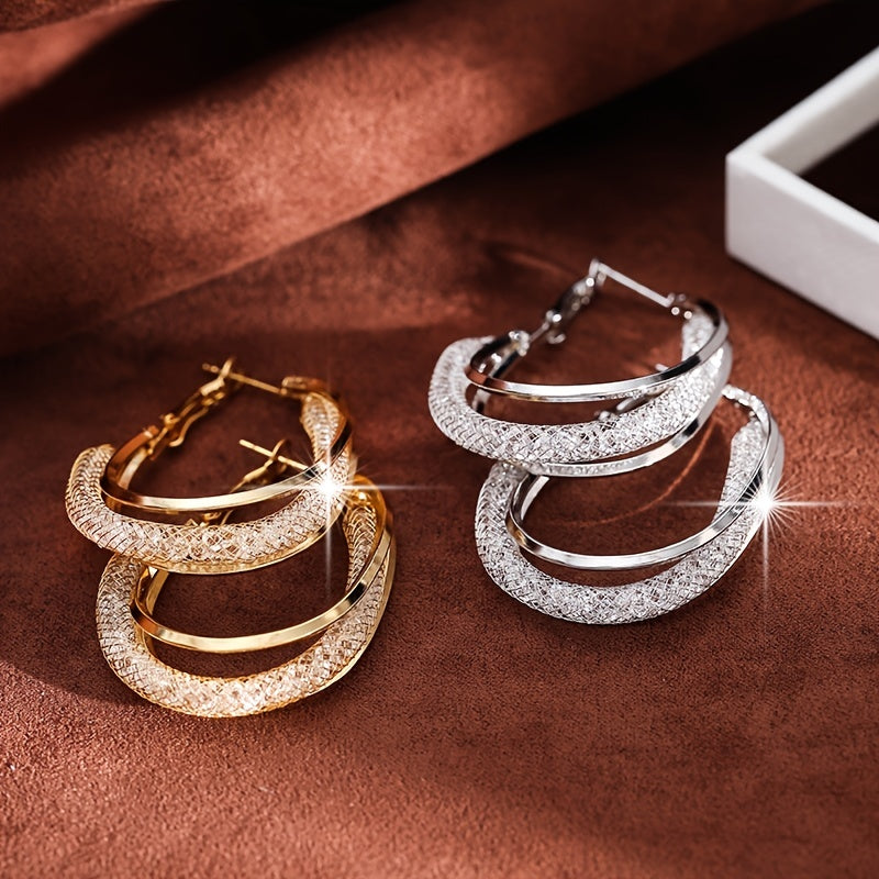 Histone Lymphatic fashion Oval Earrings(Limited Time Discount 🔥 Last Day)