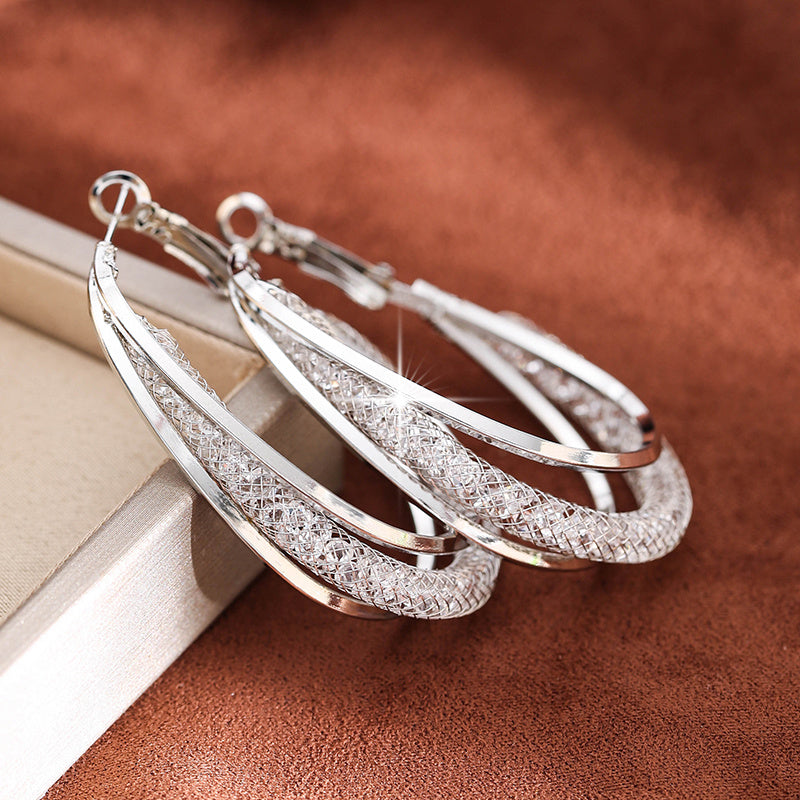 Histone Lymphatic fashion Oval Earrings(Limited Time Discount 🔥 Last Day)