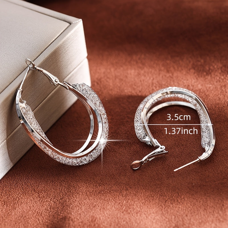 Histone Lymphatic fashion Oval Earrings(Limited Time Discount 🔥 Last Day)