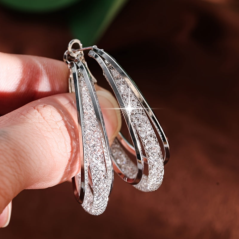 Histone Lymphatic fashion Oval Earrings(Limited Time Discount 🔥 Last Day)