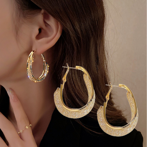 Histone Lymphatic fashion Oval Earrings(Limited Time Discount 🔥 Last Day)