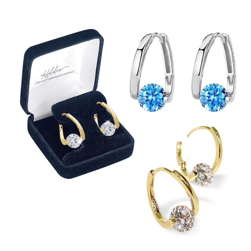 (š„LAST DAY SALE-80% OFF)Histone Lymphvity MagneTherapy Germanium Earrings