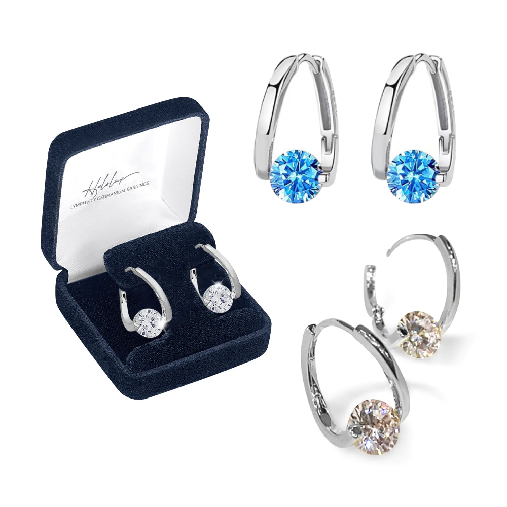 (š„LAST DAY SALE-80% OFF)Histone Lymphvity MagneTherapy Germanium Earrings