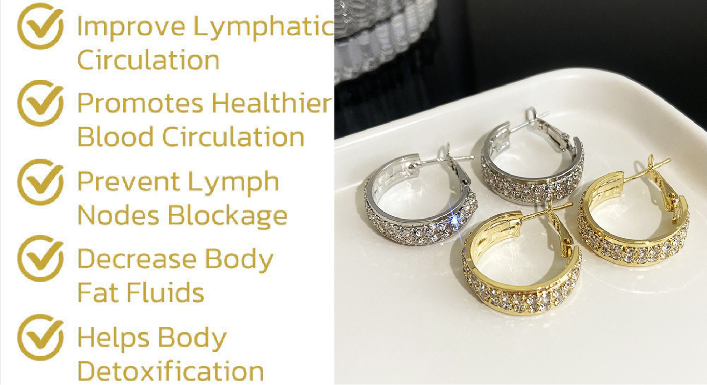 Histone Lymphatic activity hoop earrings(Limited Time Discount 🔥 Last Day)