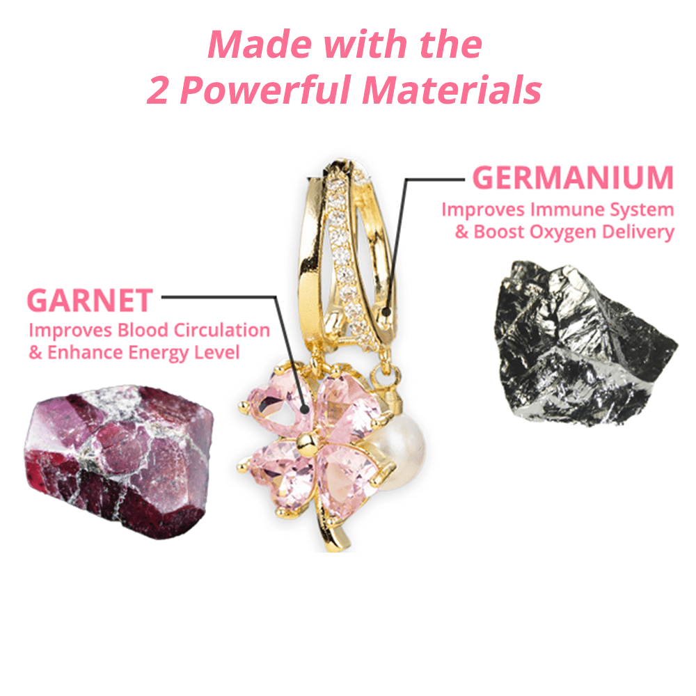 (š„LAST DAY SALE-80% OFF)Histone Lymphvity MagneTherapy Germanium Earrings