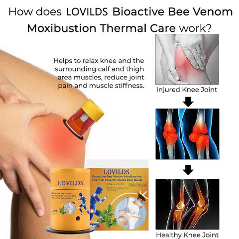 LOVILDS™ Bioactive Bee Venom Moxibustion Thermal Care for Joints Pain Relief