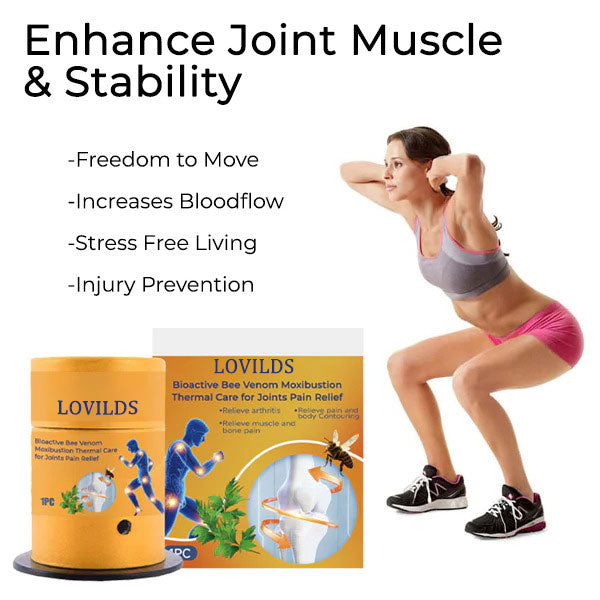LOVILDS™ Bioactive Bee Venom Moxibustion Thermal Care for Joints Pain Relief