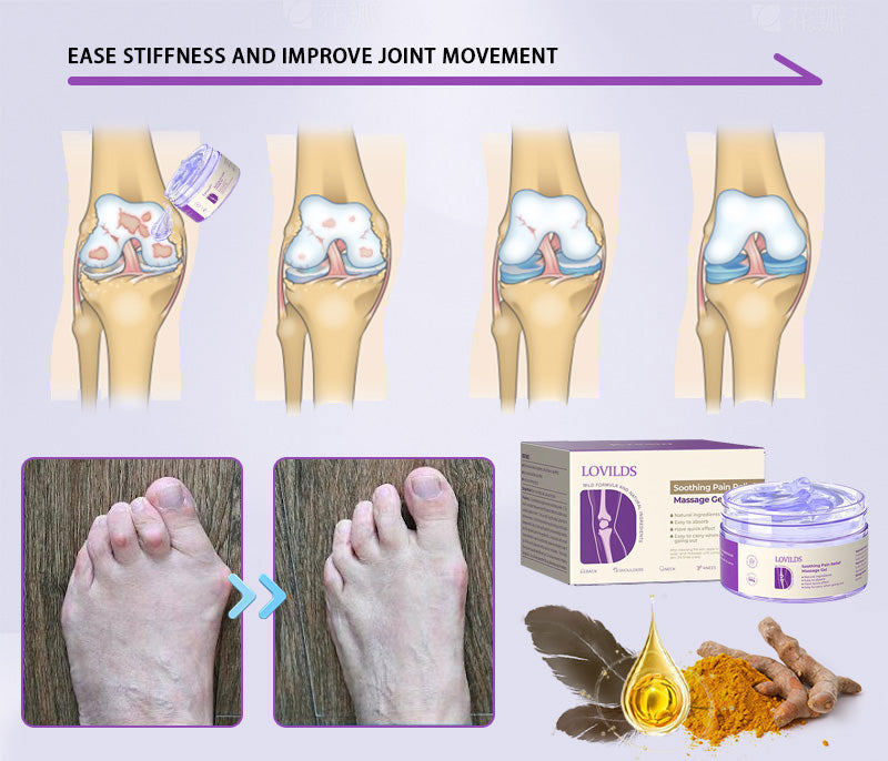 LOVILDS™ Turmeric & Emu Oil Arthritis Soothing Pain Relief Massage Gel 👨⚕️Australian Osteopathic Association (AOA)Approved