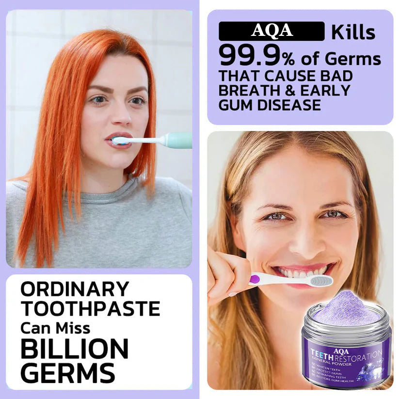 AQA™ TeethRestoration Mineral Powder🦷(CDA recommended) (🎁Flash Sale - Don’t Miss Out)