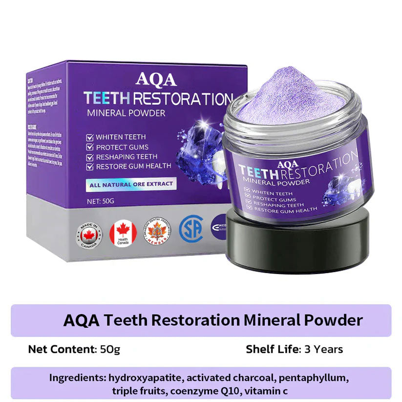 AQA™ TeethRestoration Mineral Powder🦷(CDA recommended) (🎁Flash Sale - Don’t Miss Out)
