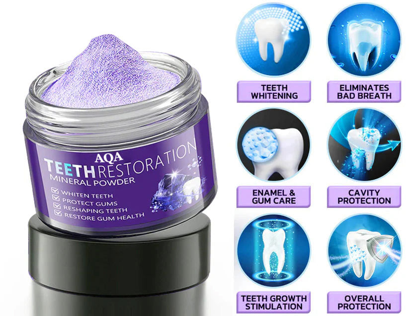 AQA™ TeethRestoration Mineral Powder🦷(CDA recommended) (🎁Flash Sale - Don’t Miss Out)