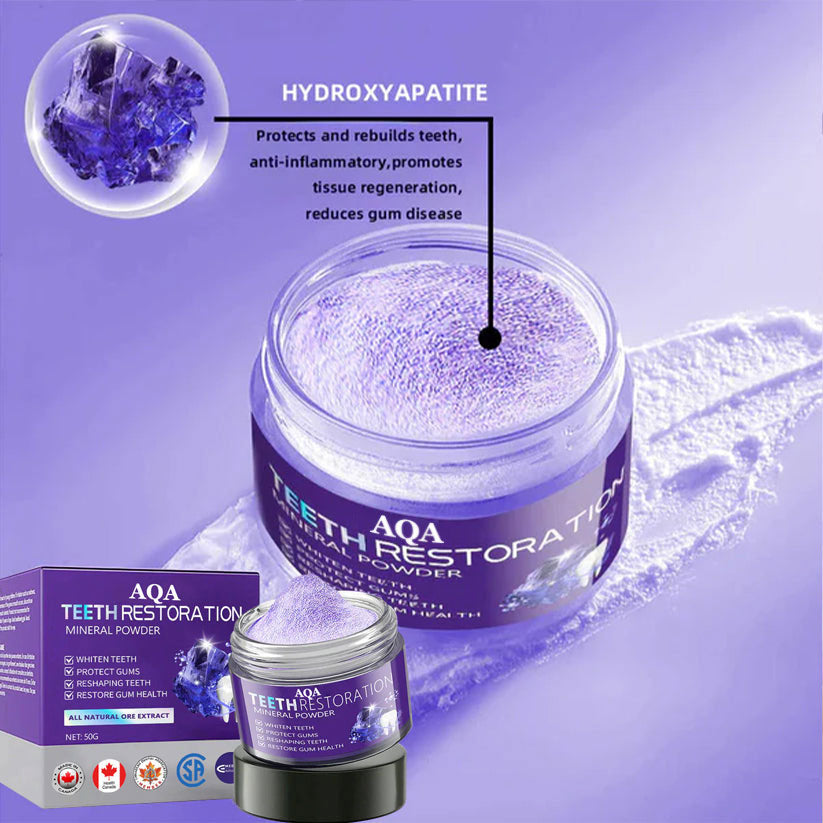 AQA™ TeethRestoration Mineral Powder🦷(CDA recommended) (🎁Flash Sale - Don’t Miss Out)