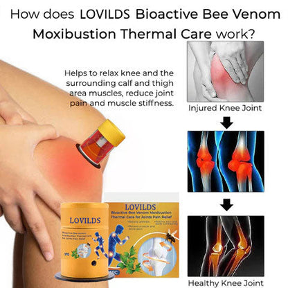 LOVILDS™ Bioactive Bee Venom Moxibustion Thermal Care for Joints Pain Relief