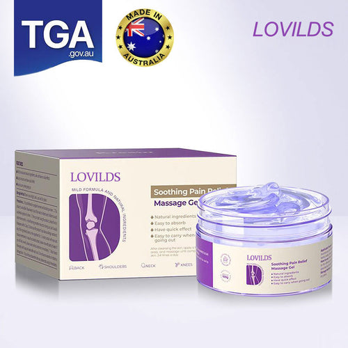 LOVILDS™ Turmeric & Emu Oil Arthritis Soothing Pain Relief Massage Gel 👨‍⚕️Australian Osteopathic Association （AOA）Approved